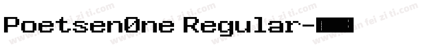 Poetsen0ne Regular字体转换